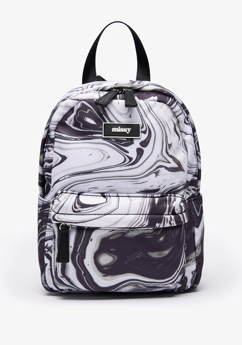Missy Tie Dye Backpack with Adjustable Shoulder Straps-Women%27s Backpacks-image-0