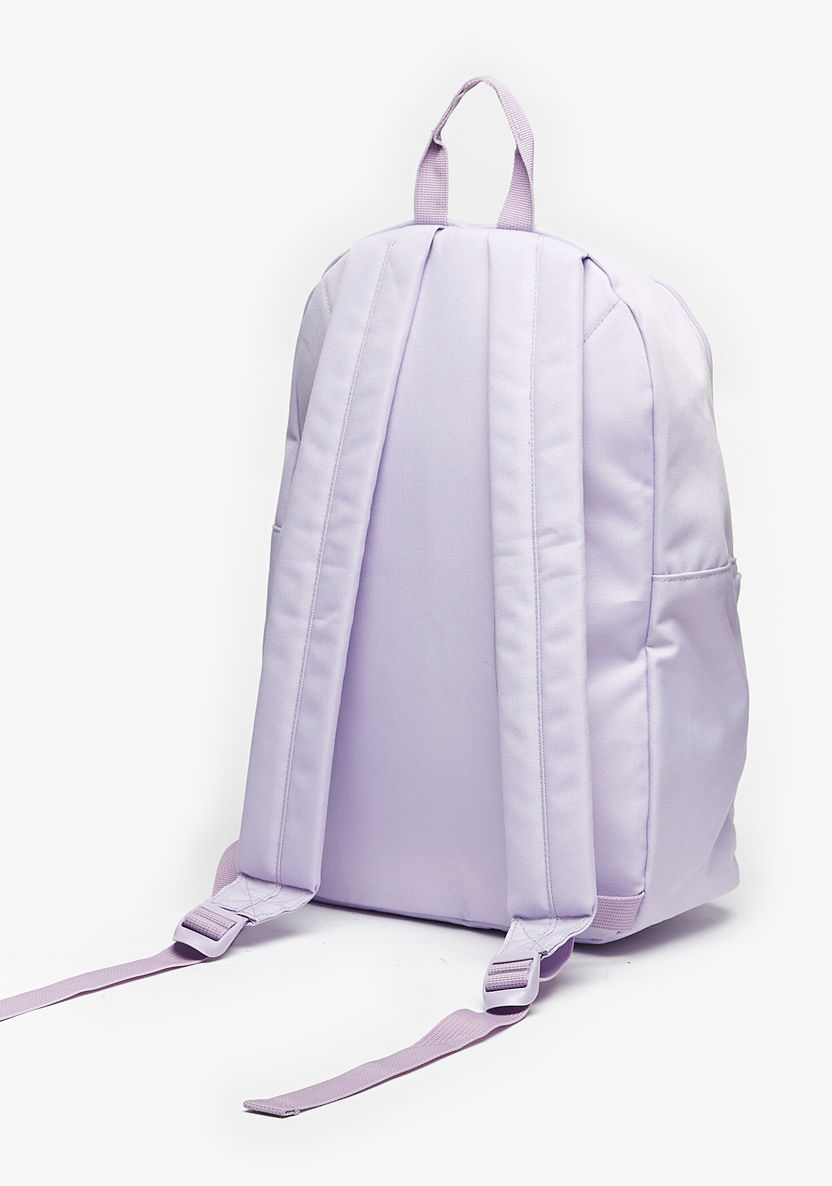 Kappa Logo Detail Backpack with Adjustable Shoulder Straps-Women%27s Backpacks-image-1