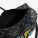ELLE Printed Duffel Bag with Detachable Strap and Zip Closure-Duffle Bags-thumbnailMobile-5