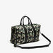 ELLE Printed Duffle Bag with Detachable Strap and Handles-Duffle Bags-thumbnailMobile-1
