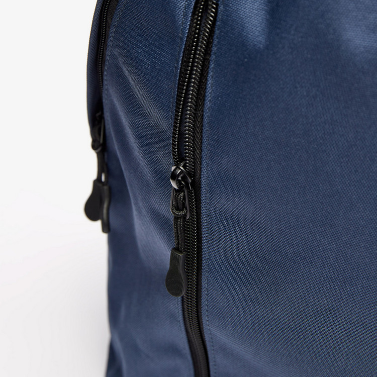 Dash Solid Backpack with Zip Closure