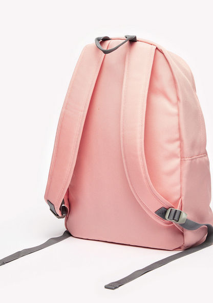 Dash Solid Backpack with Zip Closure