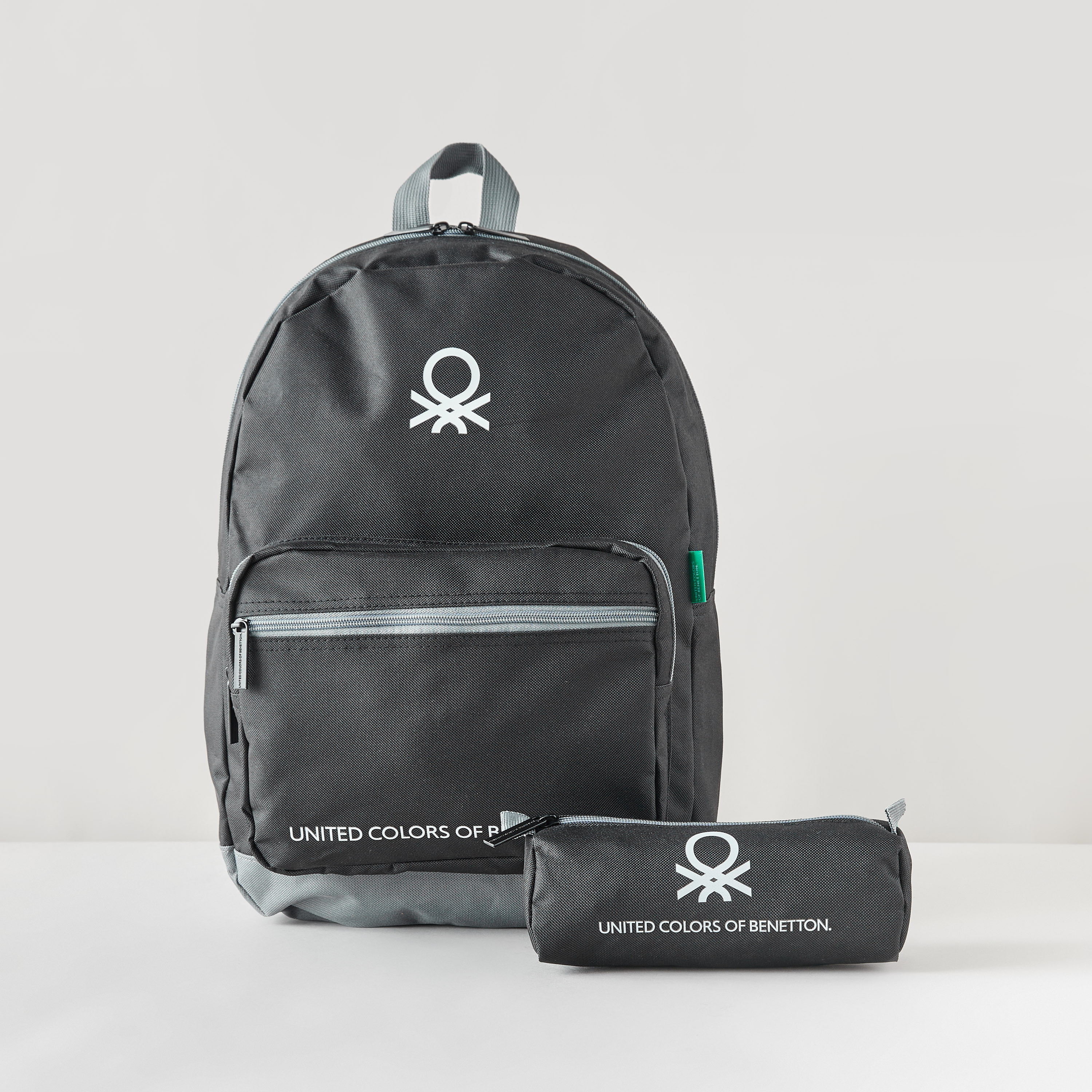 United Colors of Benetton Solid Backpack with Pencil Case - 43x30x13 cms-school-bagsandbackpacks-backpacks-image-1