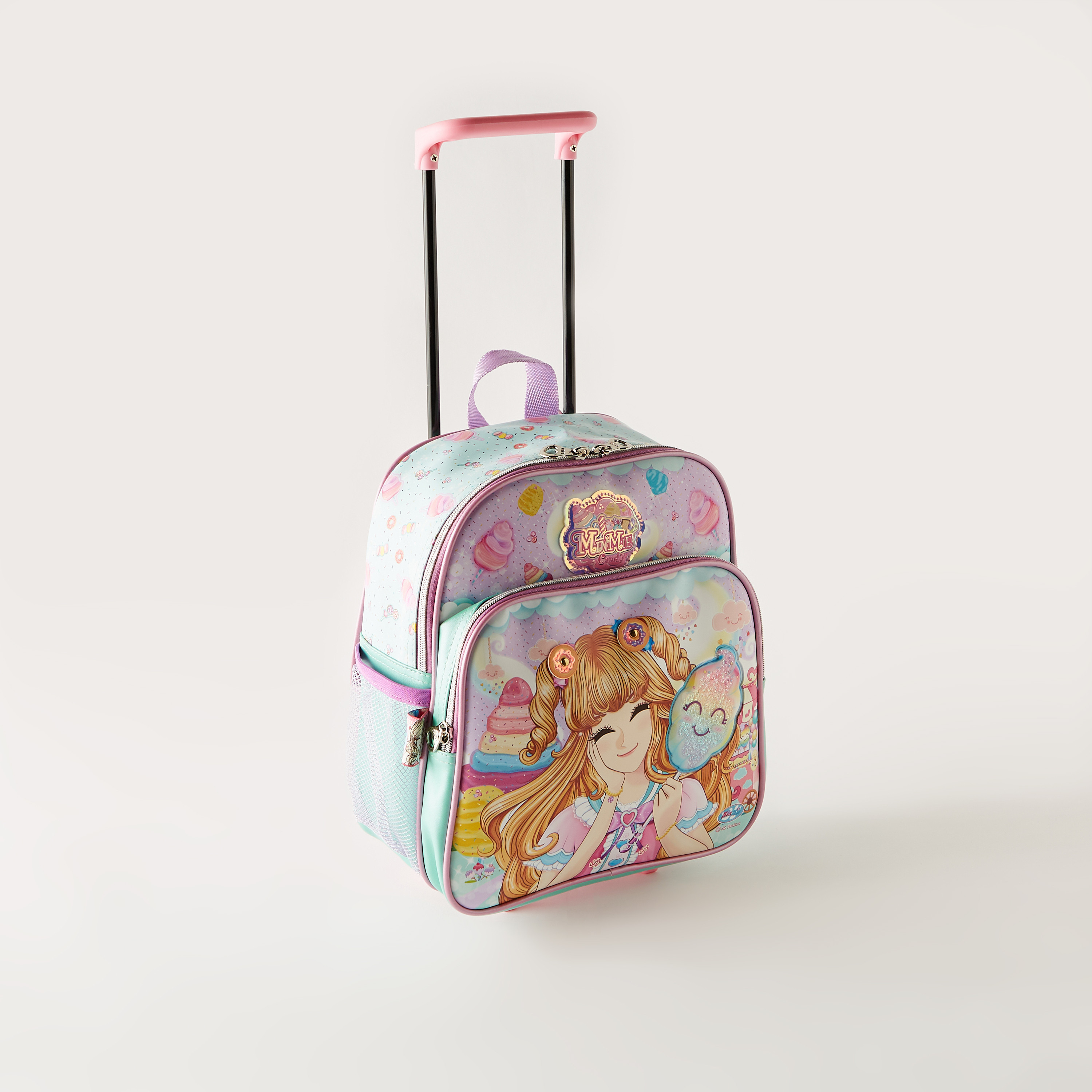 شنطة ظهر ترولي 12 بوصة بسحاب إغلاق وطبعات مينمي-school-bagsandbackpacks-trolleybags-image-2