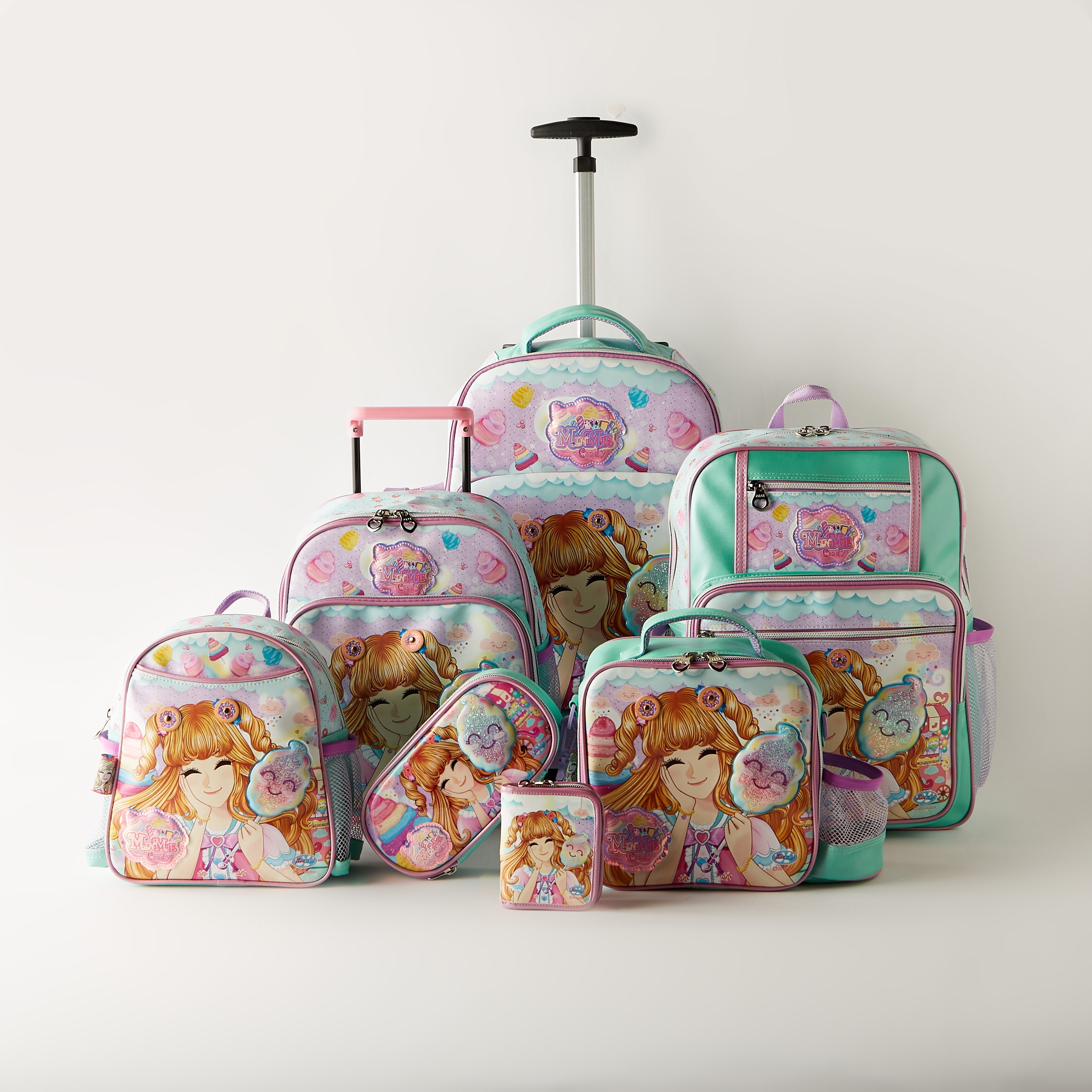 شنطة ظهر ترولي 12 بوصة بسحاب إغلاق وطبعات مينمي-school-bagsandbackpacks-trolleybags-image-7