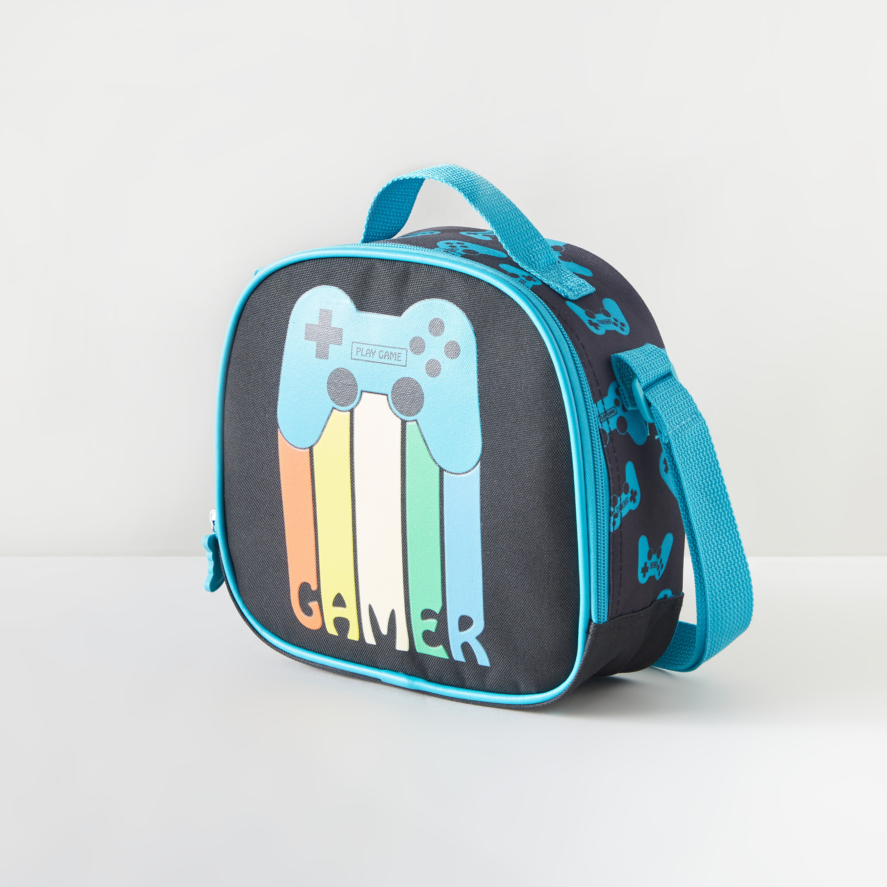 SAMI STUDIO Printed Lunch Bag with Adjustable Strap and Zip Closure-school-lunchessentials-lunchbags-image-3