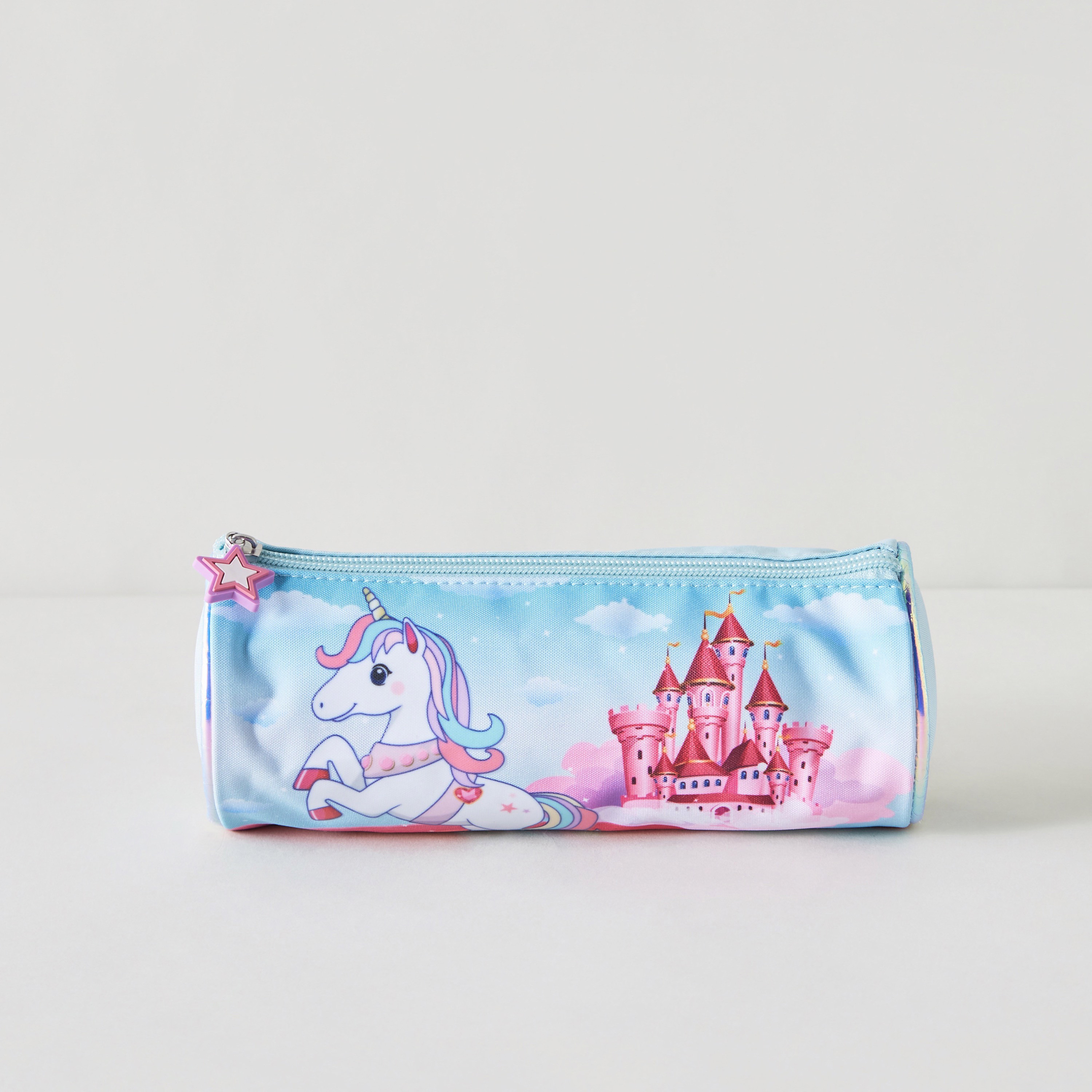 مقلمة بسحاب إغلاق وطبعات يونيكورن من سامي ستوديو-school-stationery-pencilcases-image-1