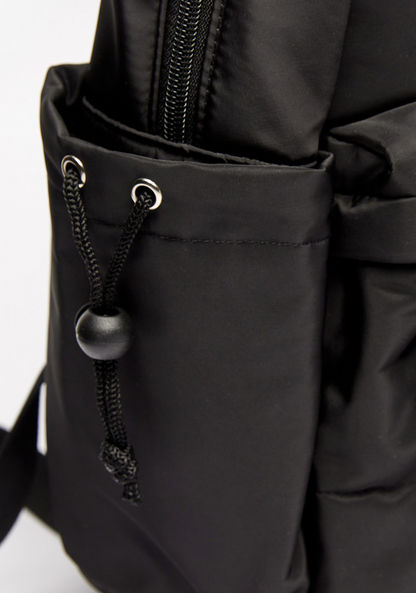 Kappa Solid Backpack with Zip Closure-Girl%27s Backpacks-image-2