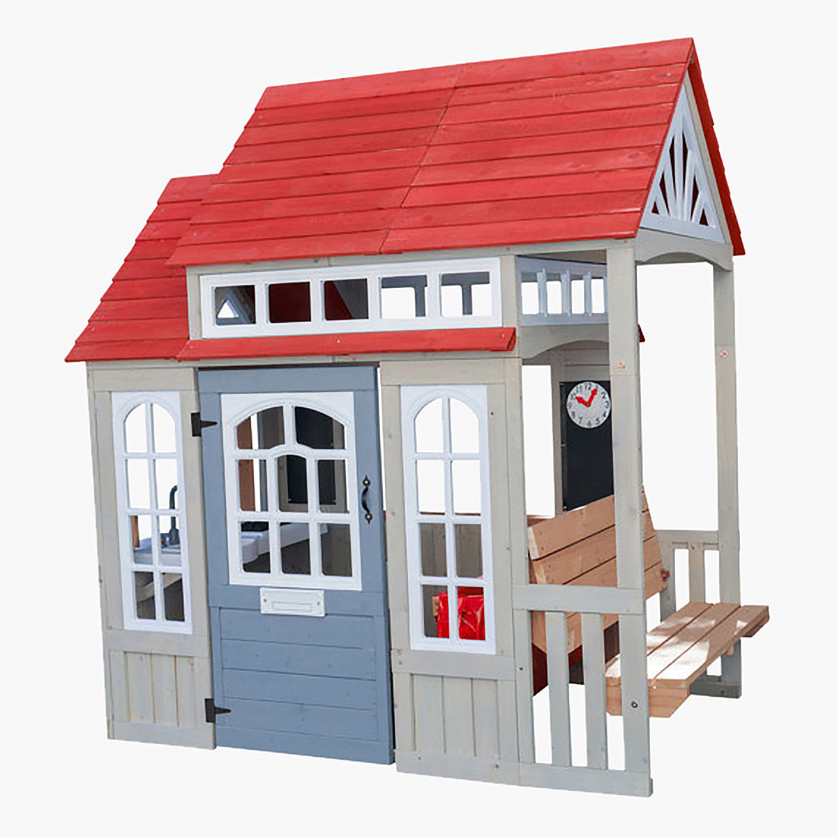 Kidkraft Braewood Wooden Outdoor Playhouse-toys-outdoor-slidesandswings-image-1