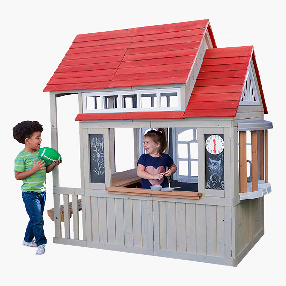 Kidkraft Braewood Wooden Outdoor Playhouse-toys-outdoor-slidesandswings-image-12