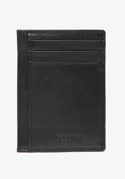 Duchini Solid Card Holder with Zip Closure