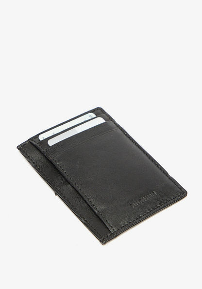Duchini Solid Card Holder with Zip Closure