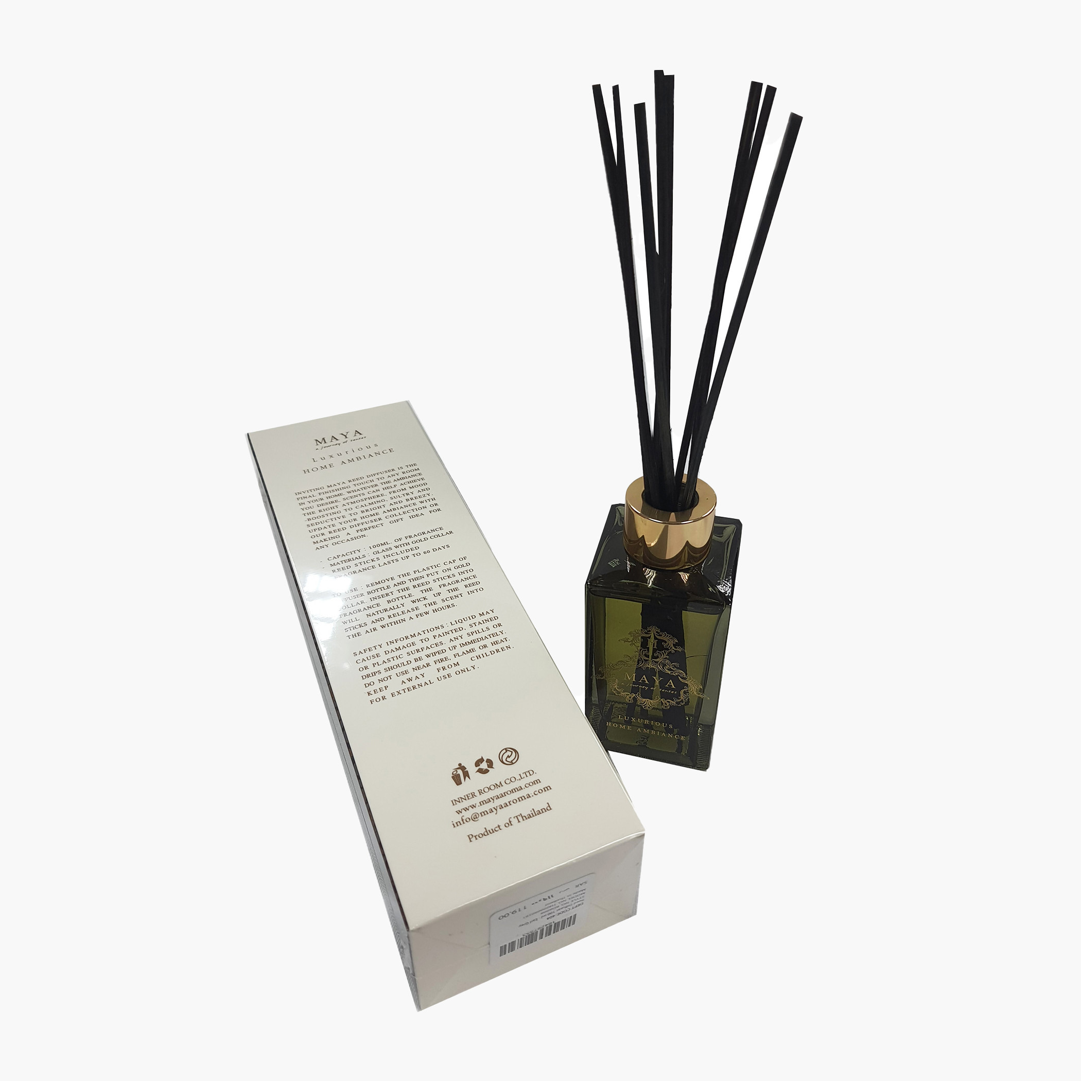 Buy Maya Lemongrass Spa Reed Diffuser - 100 ml Online | Centrepoint UAE