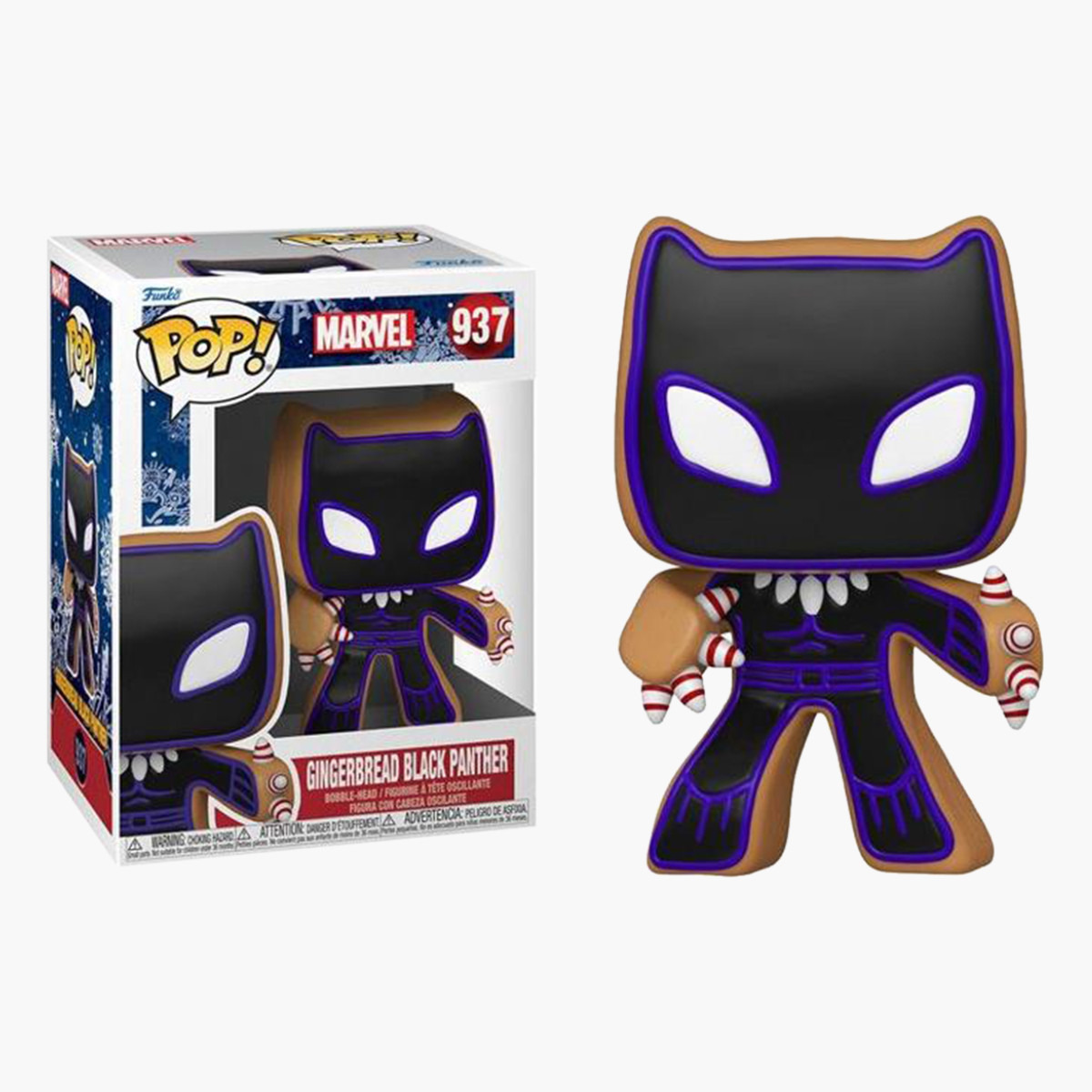 تمثال جينجربريد بلاك بانثر بوبل هيد من فانكو بوب-toys-playfigures-actionfigures-image-2