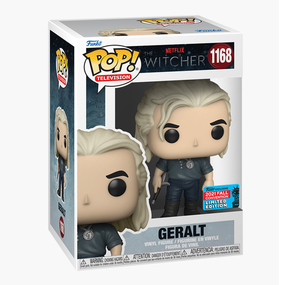 Funko Pop! TV The Witcher Geralt Figurine-toys-playfigures-actionfigures-image-2