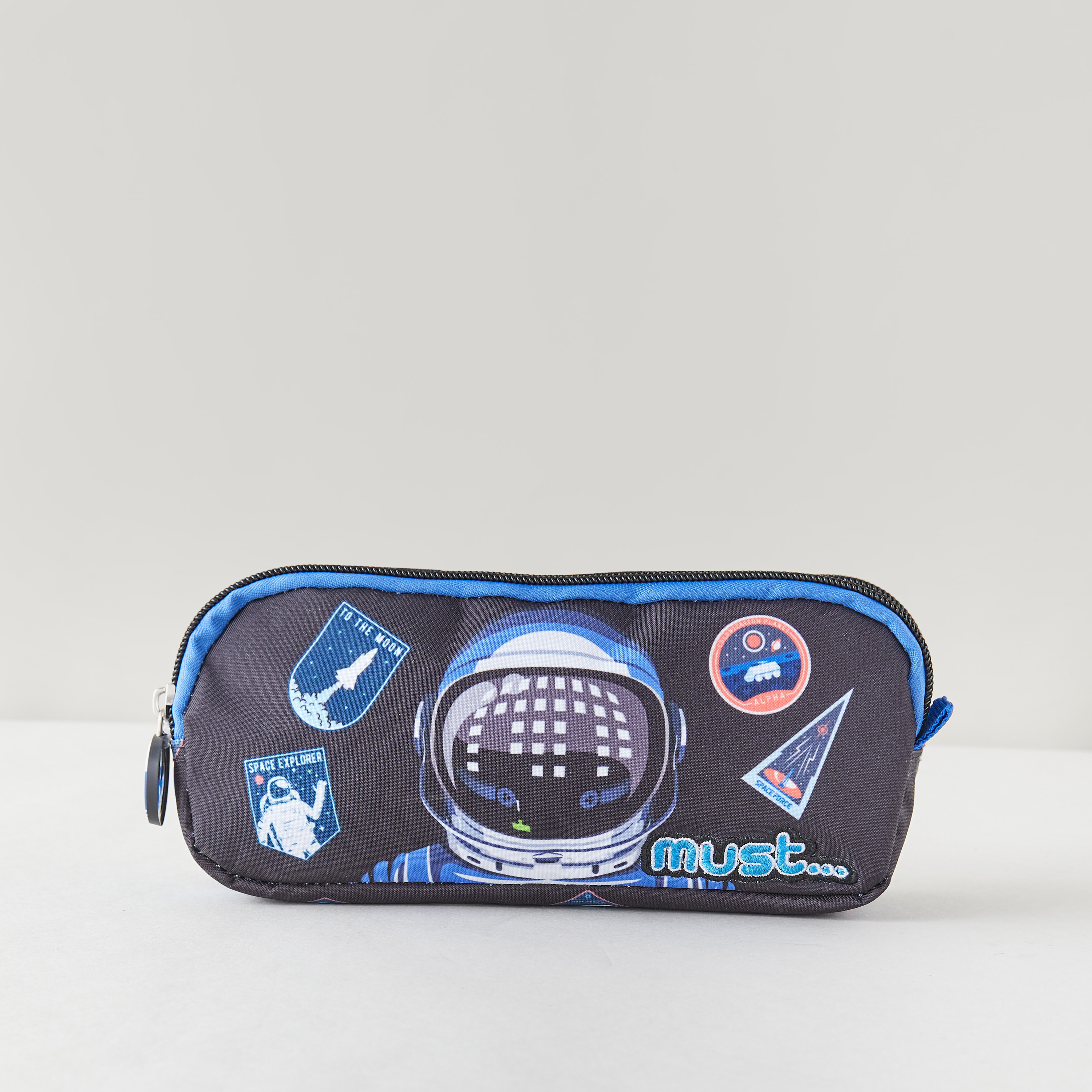 MUST Astronaut Print Pencil Case with Zip Closure-school-stationery-pencilcases-image-1