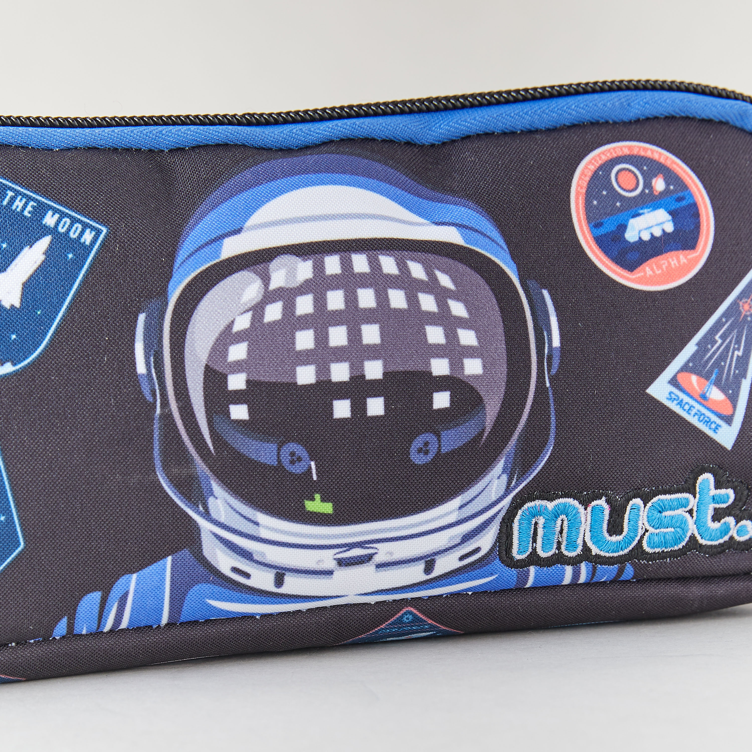MUST Astronaut Print Pencil Case with Zip Closure-school-stationery-pencilcases-image-4