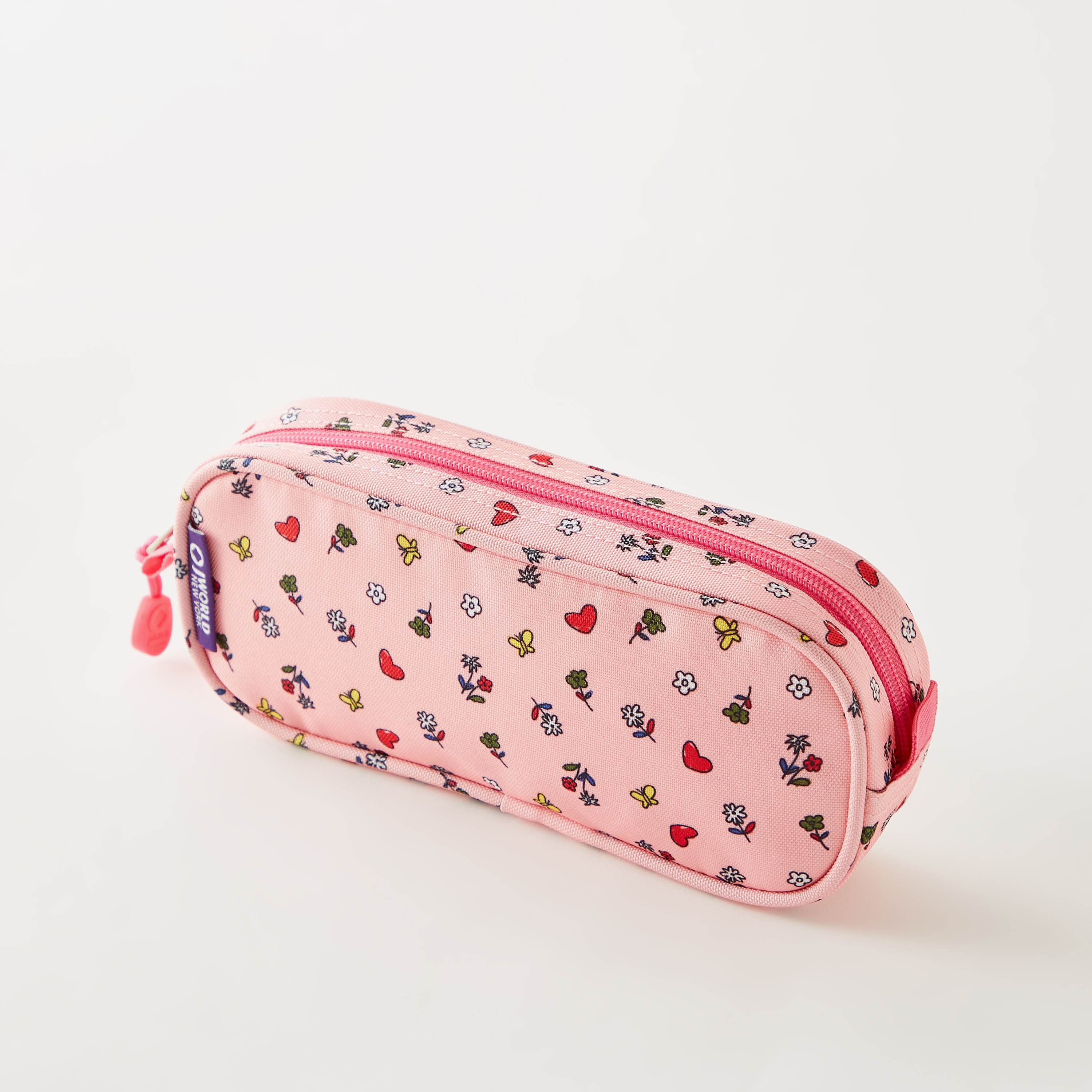 JWORLD Printed Rectangular Pencil Case with Zip Closure-school-stationery-pencilcases-image-2