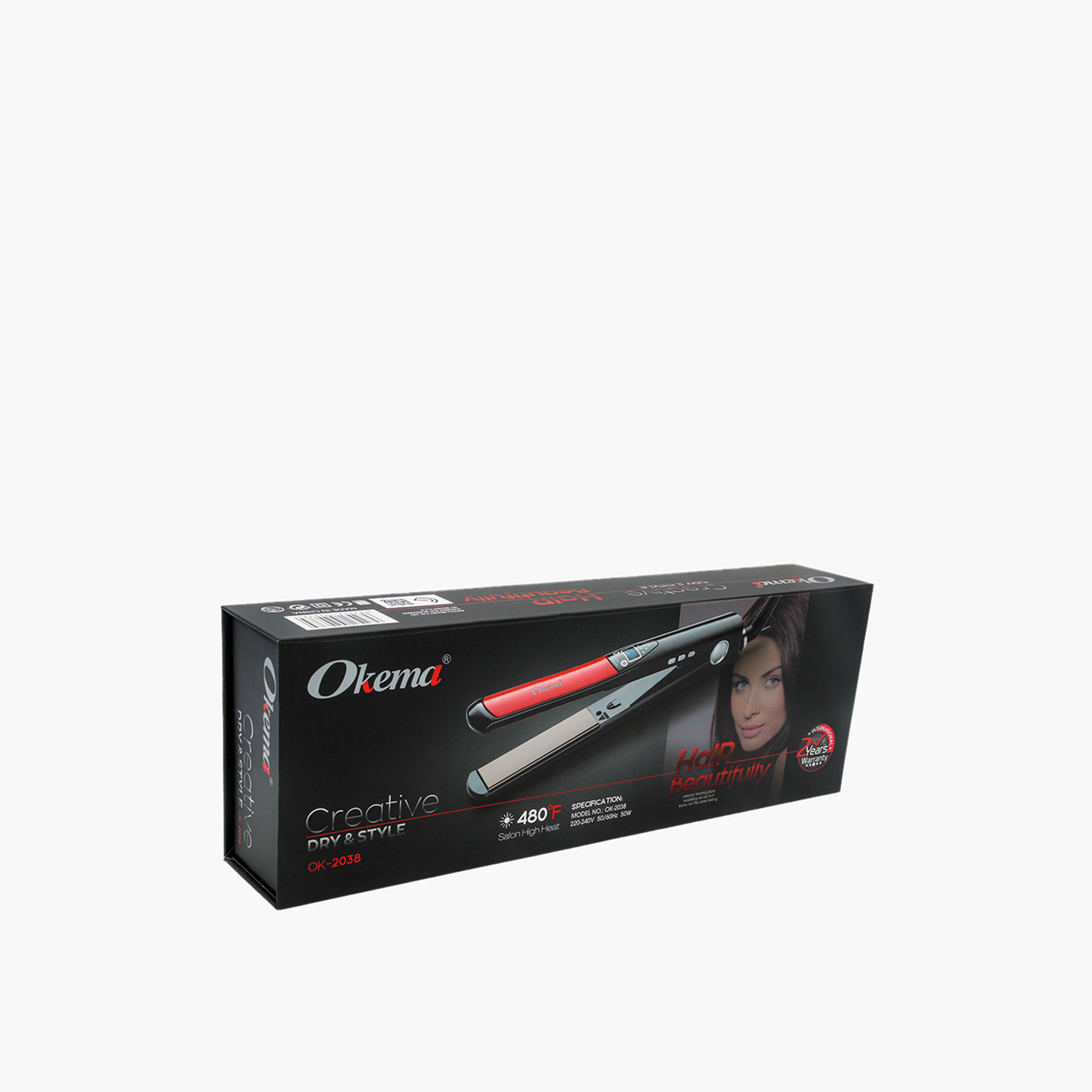 Okema Ceramic Hair Straightener-beautyandpersonalcare-appliances-hairstylingtools-straighteners-image-2