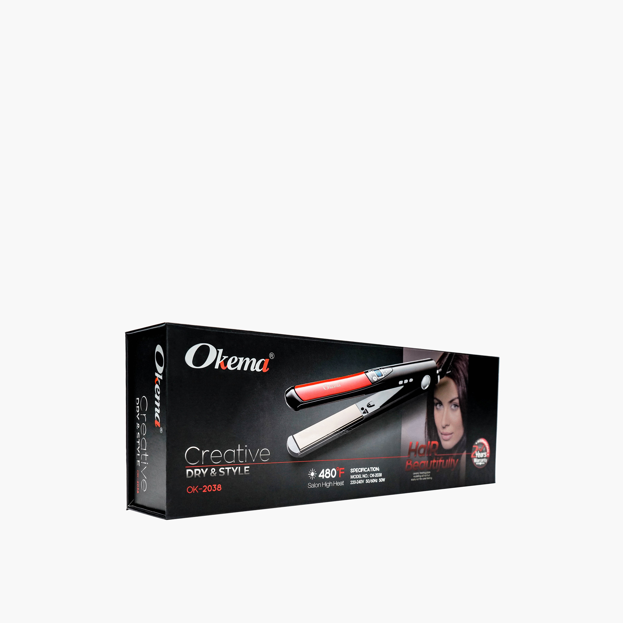 Okema Ceramic Hair Straightener-beautyandpersonalcare-appliances-hairstylingtools-straighteners-image-4