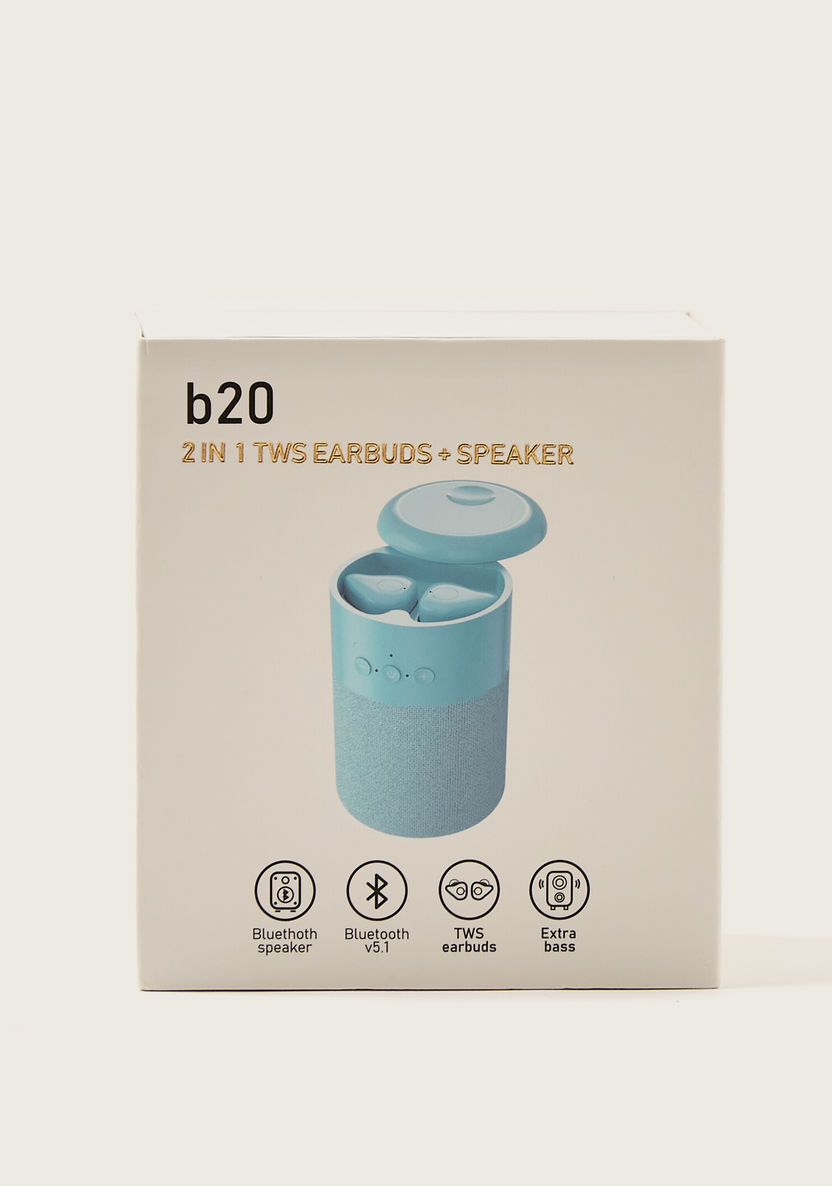 BJBJ Wireless B20 Speaker and Earphones Set-Headphones and Speakers-image-4