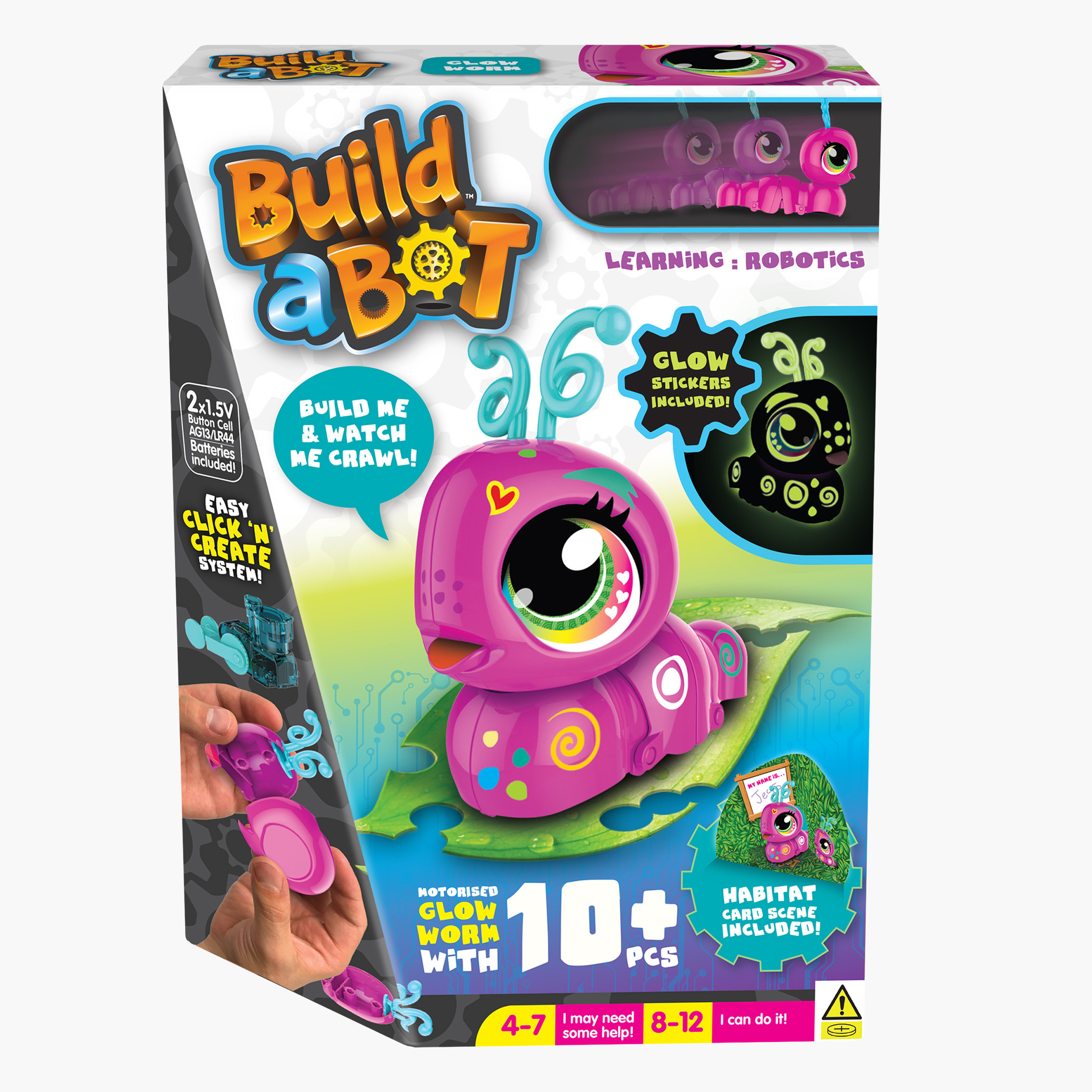 Mini glow 2024 worm toy