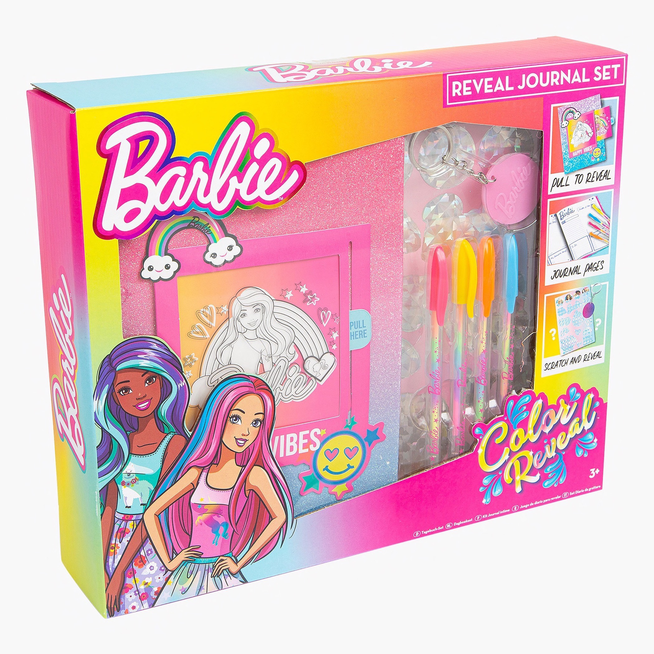 barbie colour reveal confetti drinks bottle set