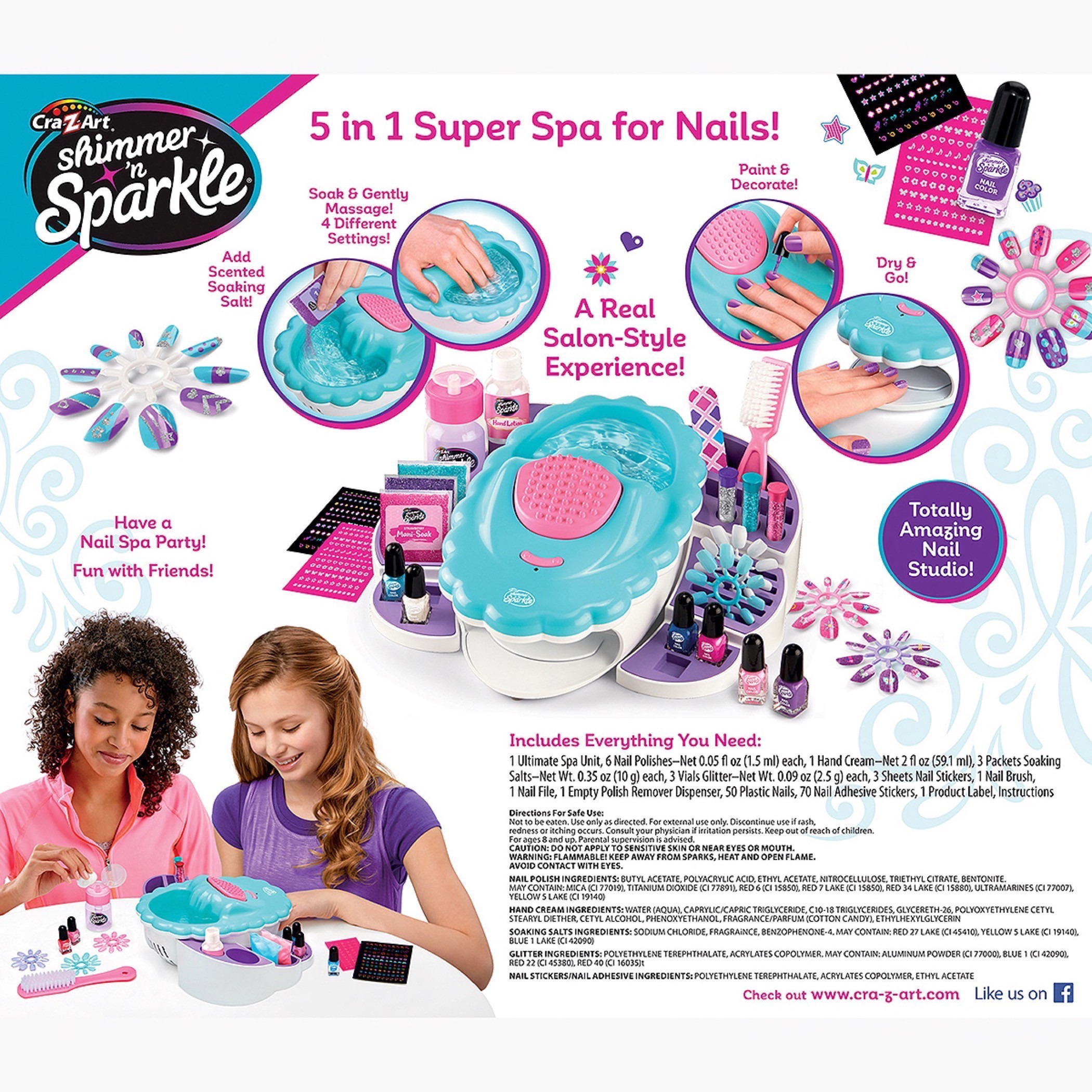 Cra-Z-Art Shimmer N Sparkle Ultimate Nail Spa-toys-educational-readingandwriting-image-9