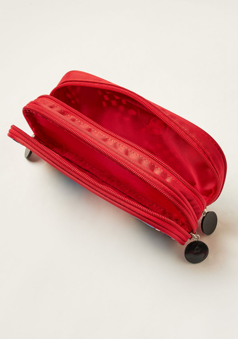 Juniors Car Print Pencil Pouch with Zip Closure-Pencil Cases-image-3