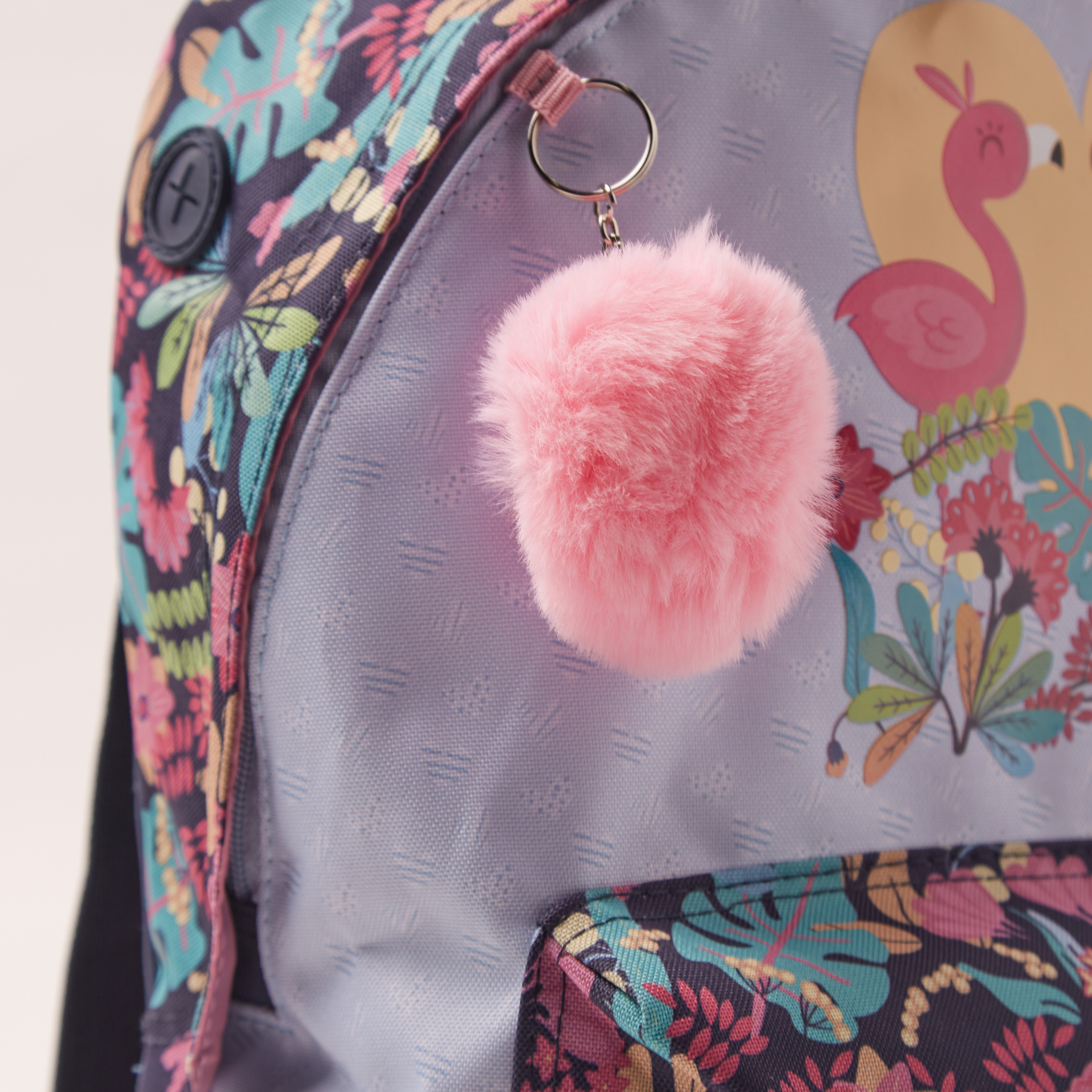 Movom Tropical Print Backpack with Adjustable Shoulder Straps - 18 inches-school-bagsandbackpacks-backpacks-image-3