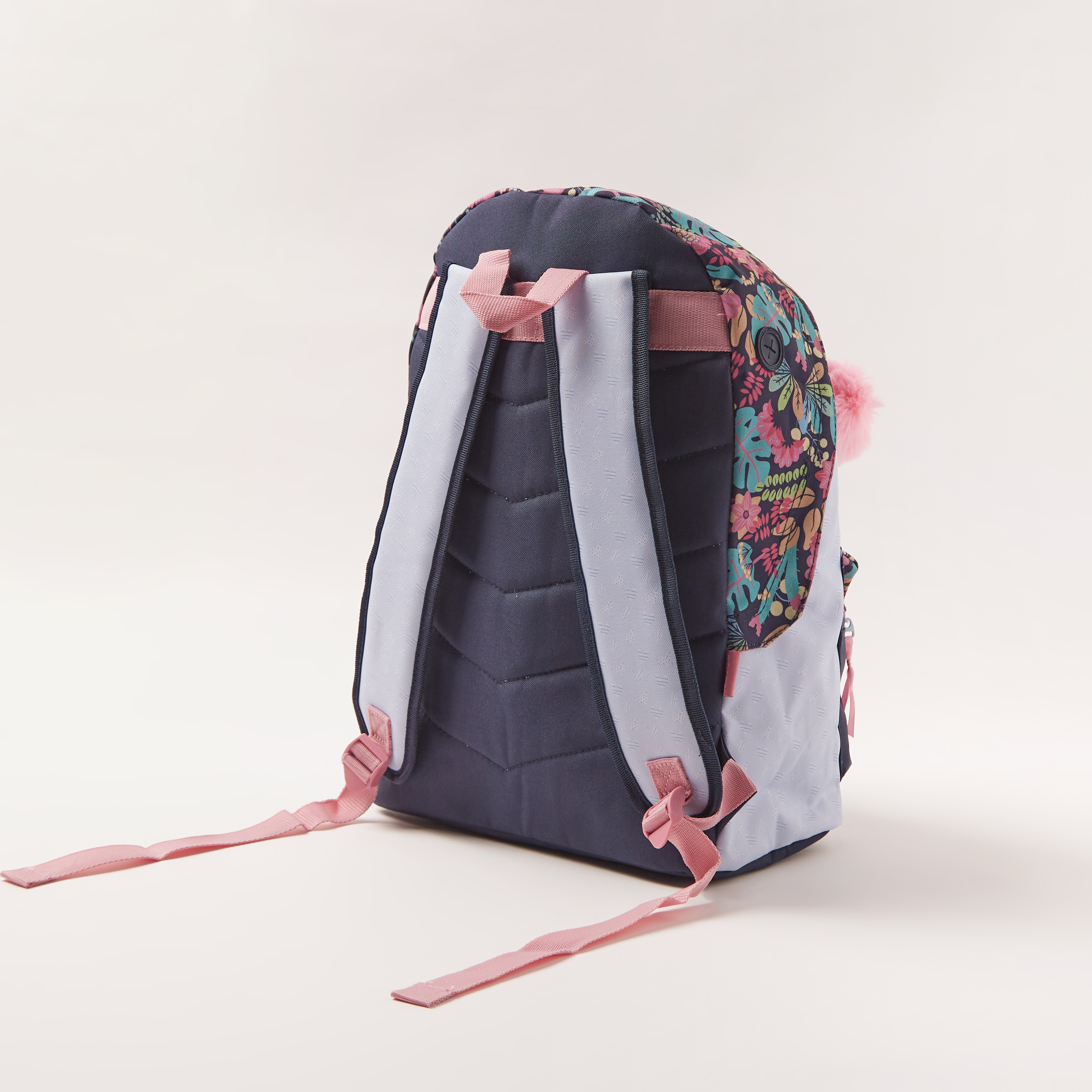 Movom Tropical Print Backpack with Adjustable Shoulder Straps - 18 inches-school-bagsandbackpacks-backpacks-image-4