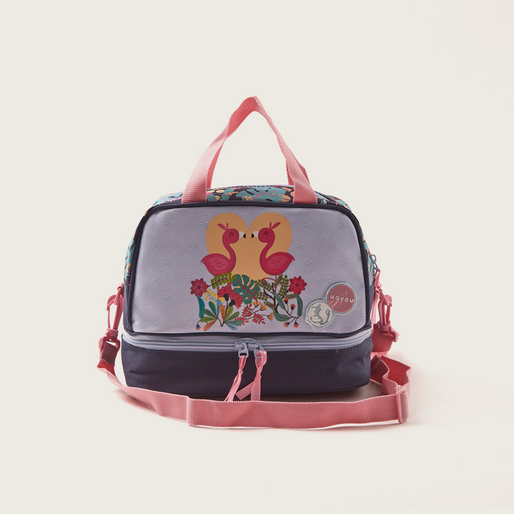 Movom Printed Lung Bag with Double Handles