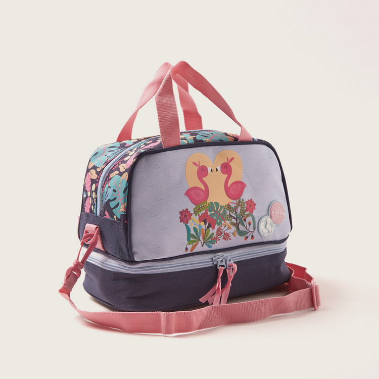 Movom Printed Lung Bag with Double Handles