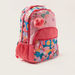 Movom Printed Backpack with Pom Pom Keychain and Zip Closure - 18 inches-Backpacks-thumbnail-1