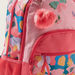 Movom Printed Backpack with Pom Pom Keychain and Zip Closure - 18 inches-Backpacks-thumbnail-2