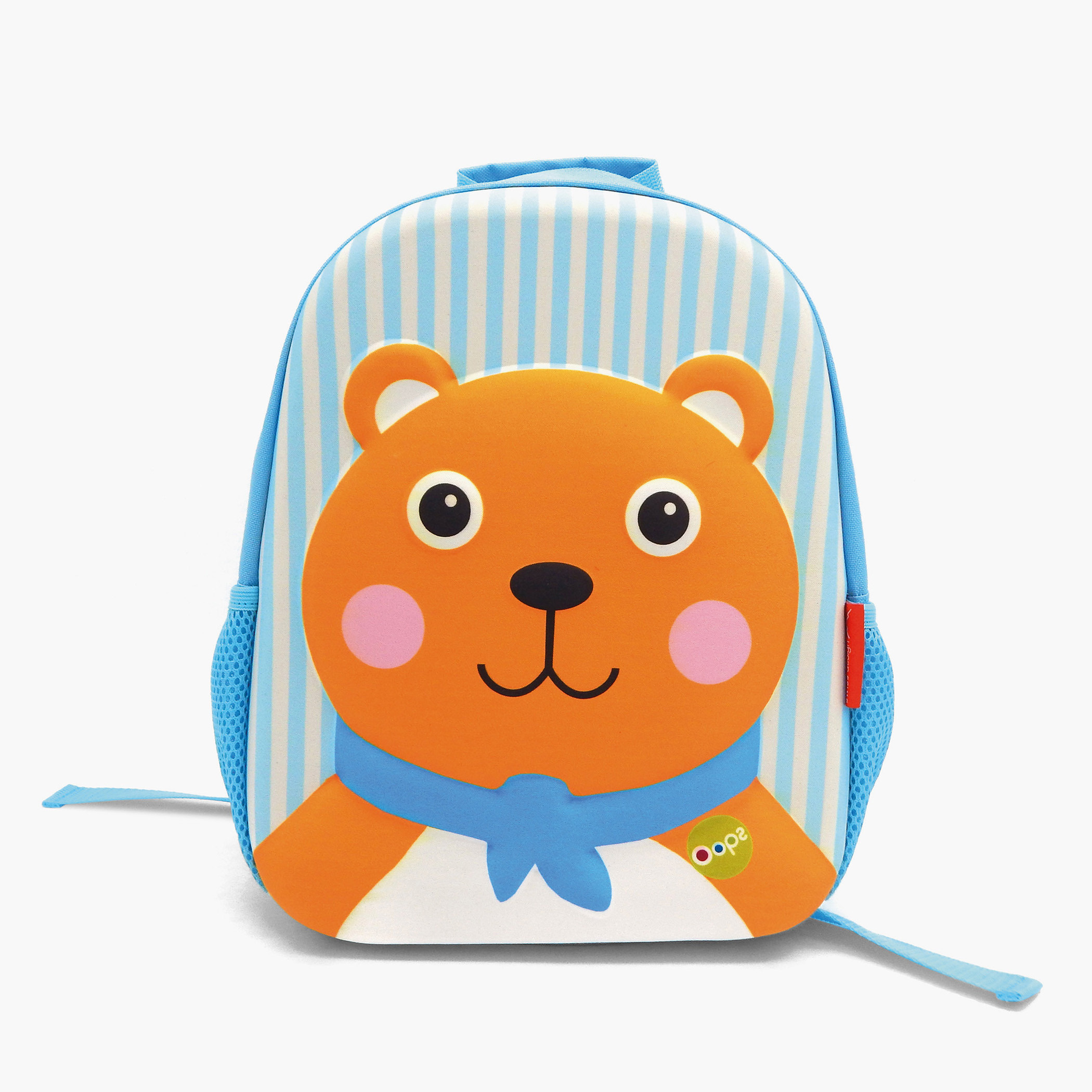 Shop OOPS Bear Embossed Backpack with Zip Closure - 12 inches Online ...