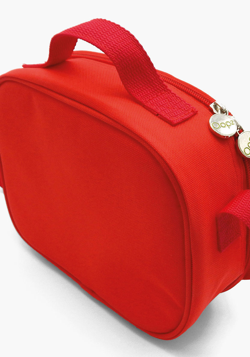 OOPS Ladybug Print Lunch Bag with Adjustable Shoulder Strap-Lunch Bags-image-3