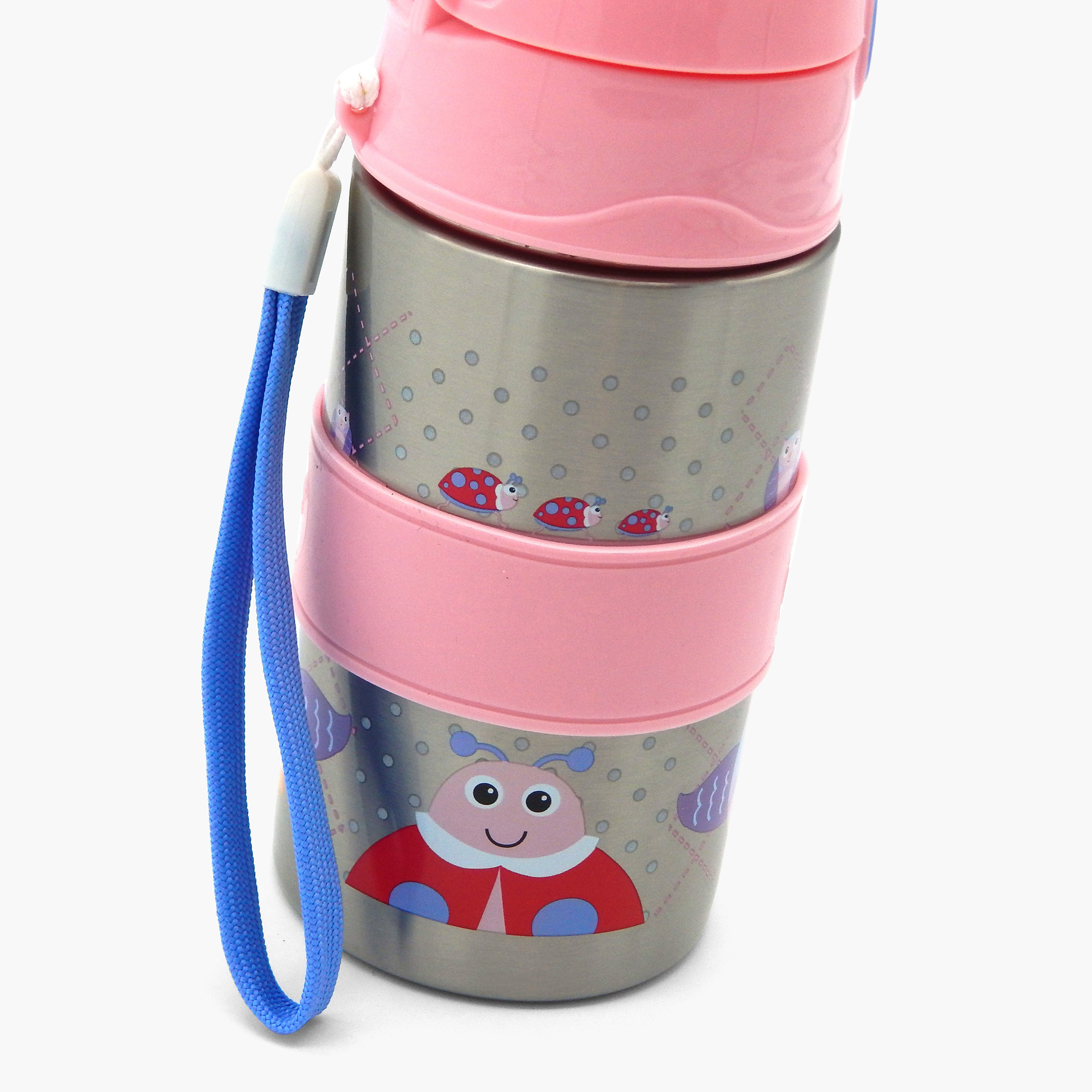 OOPS Owl Print Stainless Steel Water Bottle-school-waterbottles-image-2