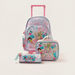 Juniors Ice Cream Print 3-Piece Trolley Backpack Set - 16 inches-School Sets-thumbnail-0