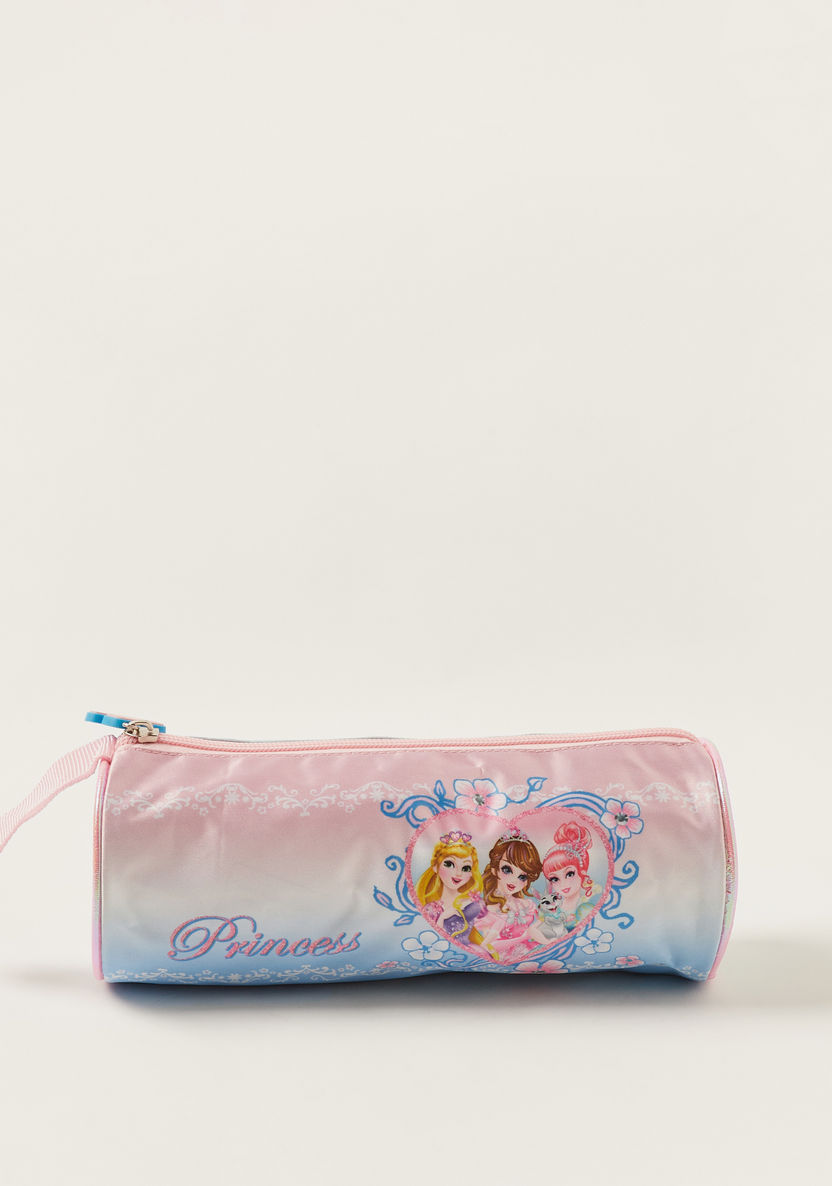 Juniors Disney Princess Print 3-Piece 16-inch Trolley Backpack Set-Trolleys-image-9