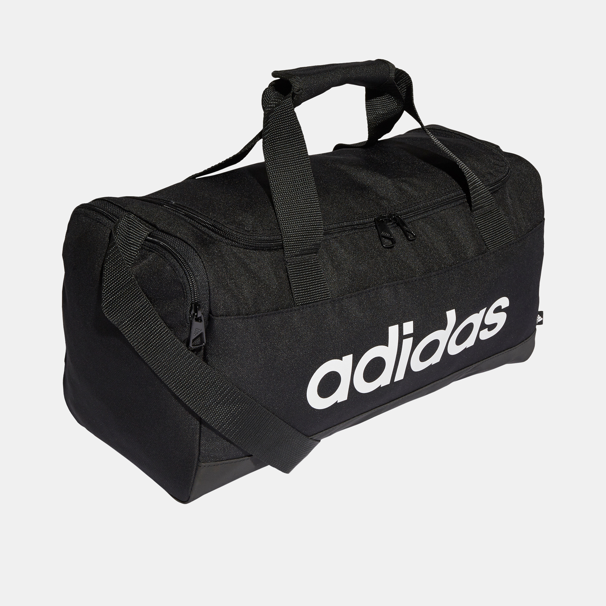 شنطة دافل بتفاصيل شعار وحزام كتف مبطّن من أديداس-travel-luggagesandbags-dufflebags-image-2