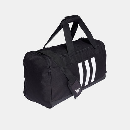 Adidas Printed Duffel Bag with Adjustable Strap and Zipper Closure-Duffle Bags-image-1