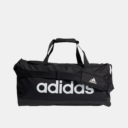 Adidas Printed Duffel Bag with Adjustable Strap and Zipper Closure-Duffle Bags-image-0