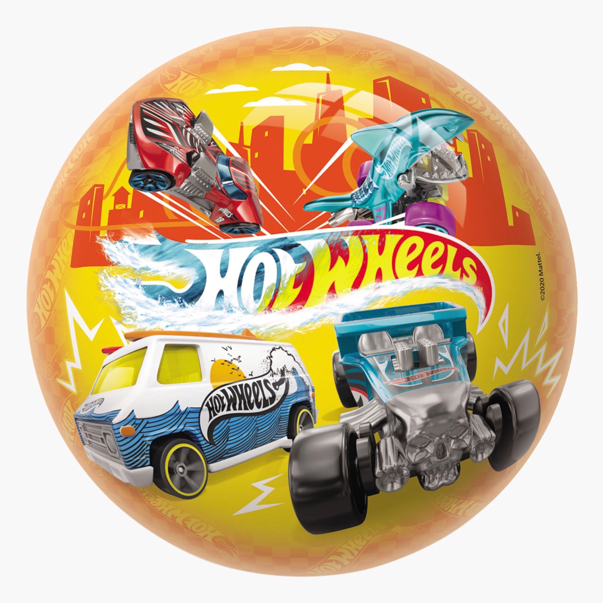 كرة بطبعات هوت ويلز من ماتيل - مقاس 5-toys-outdoor-sports-image-2