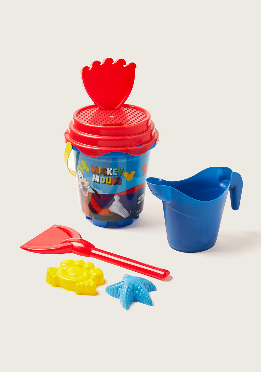 Mickey Mouse Print 5-Piece Bucket Set-Beach and Water Fun-image-1