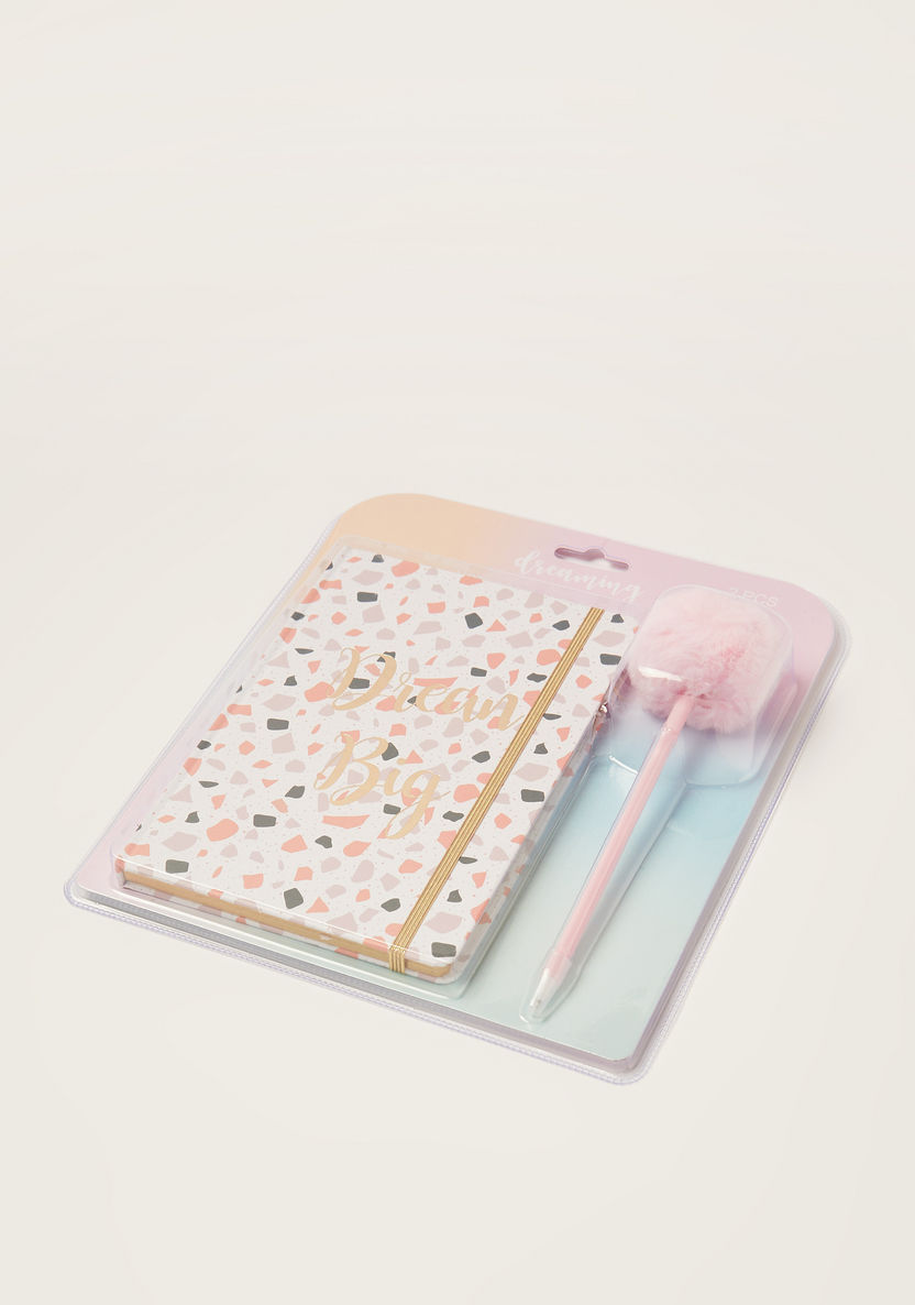 Juniors Printed Notebook and Pen Set-Notebooks-image-1