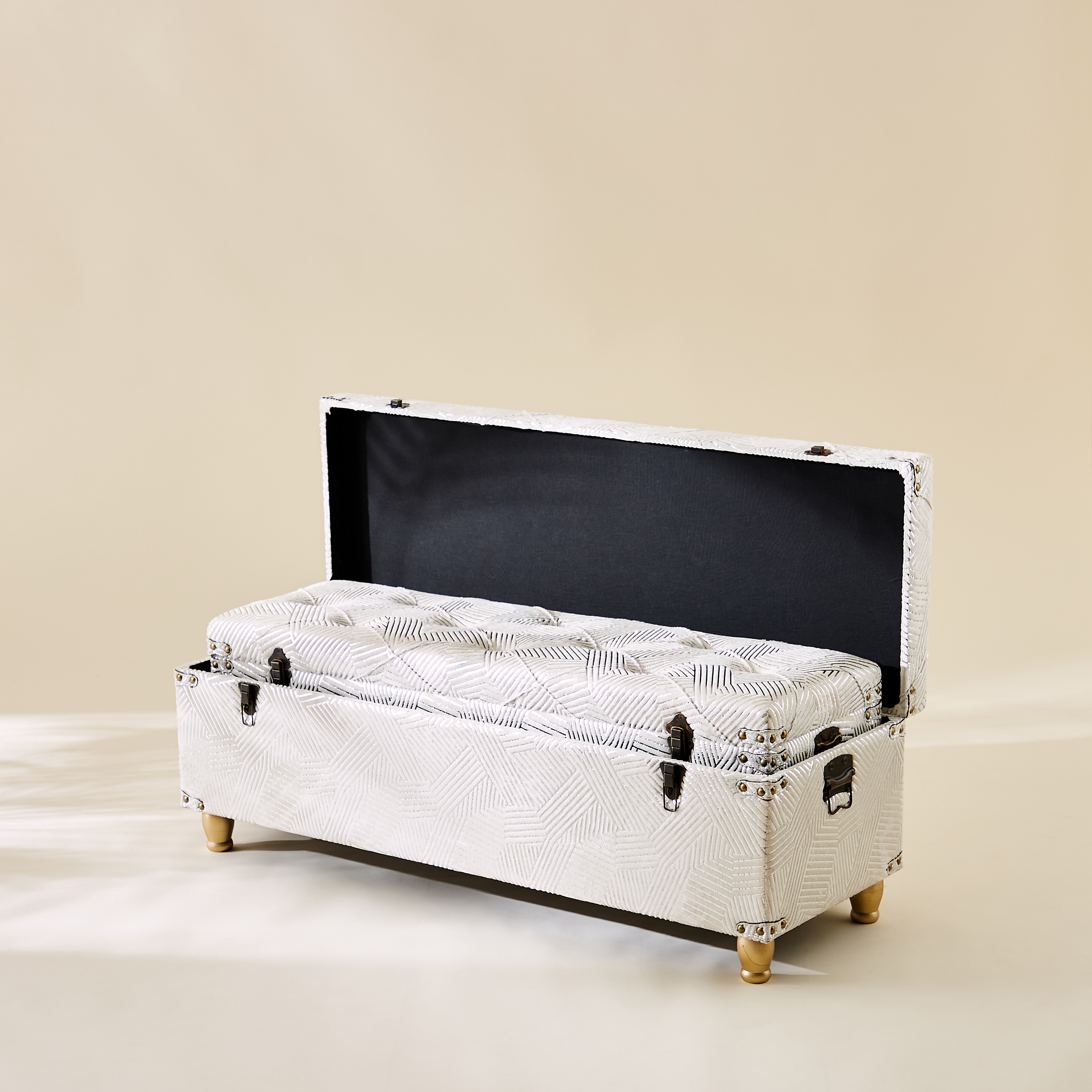 Velvet 2-Piece Trunk Ottoman Set-furniture-sofaandseating-ottomansbeanbagsandpoufs-image-3