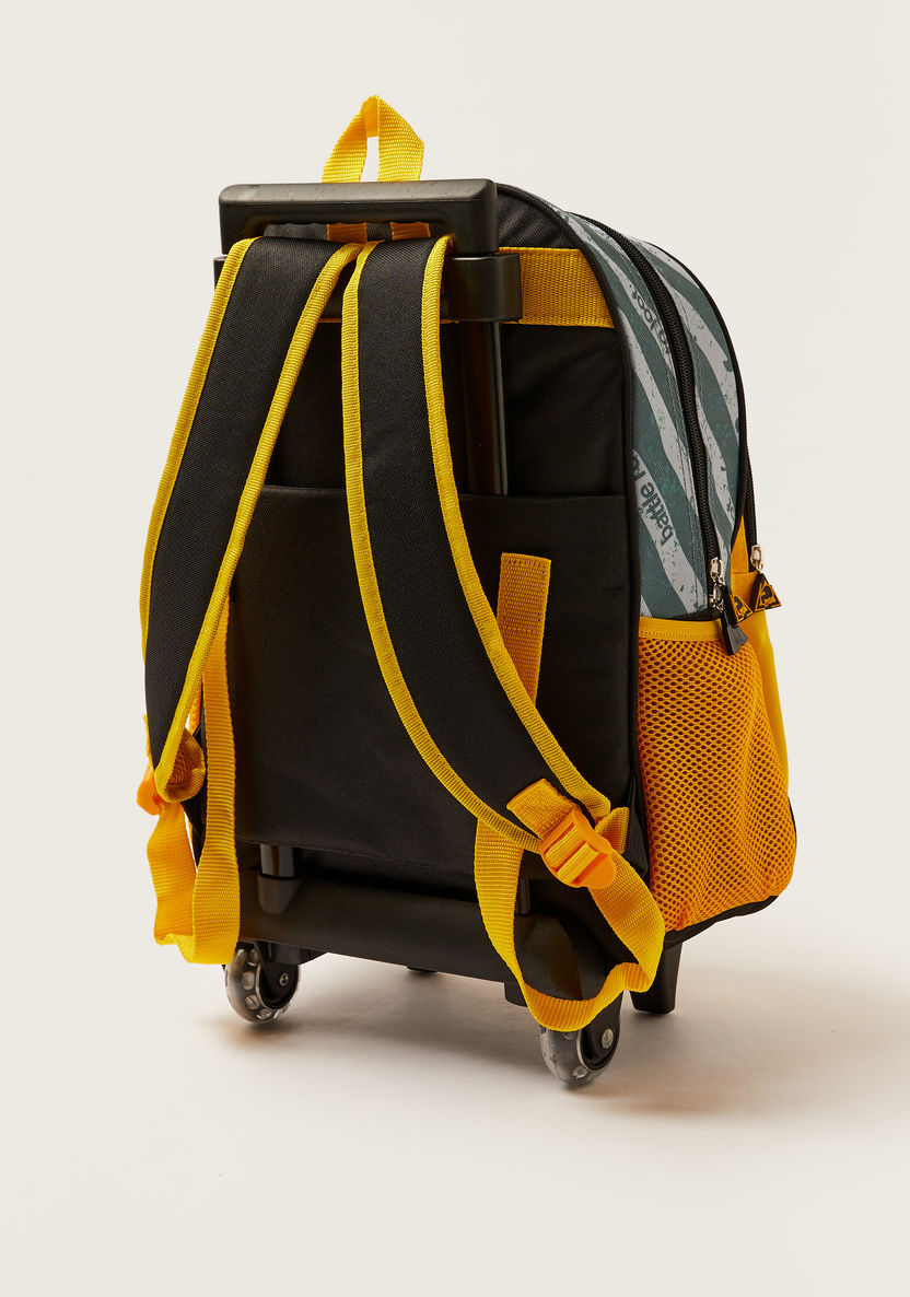 PUBG Printed 5-Piece Trolley Backpack Set-Trolleys-image-4