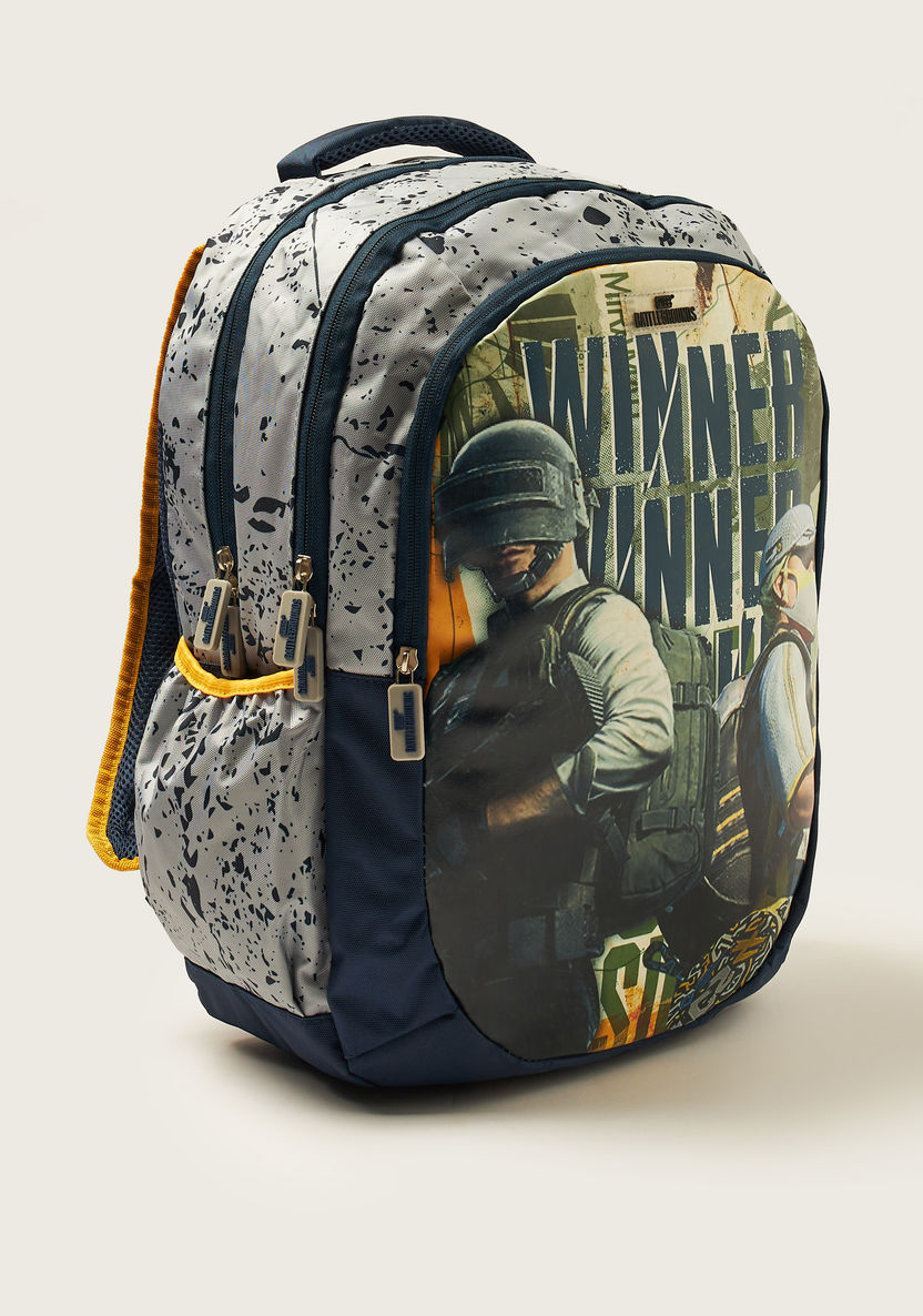 PUBG Battlegrounds Not Just A Game Print Backpack - 18 inches-Backpacks-image-1