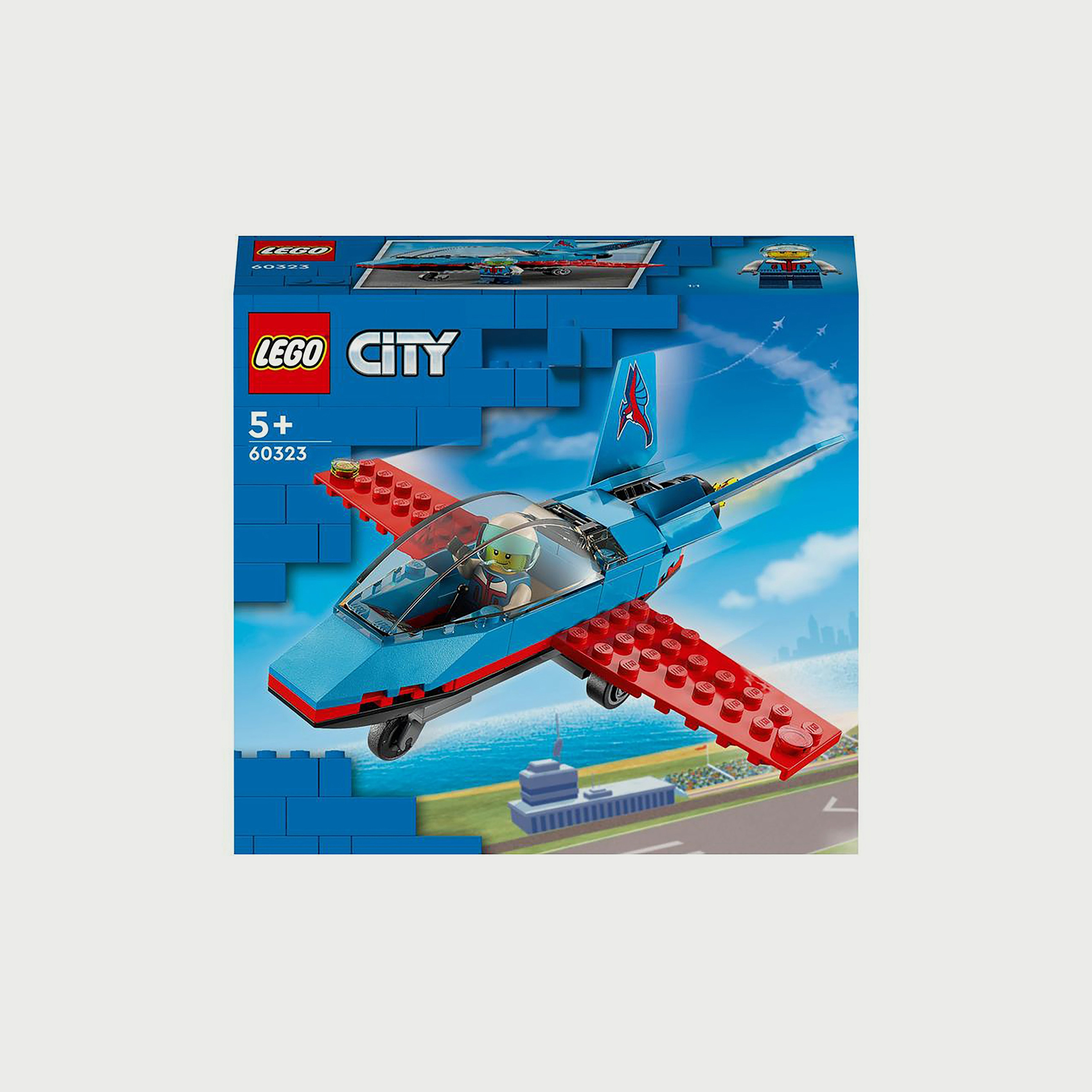 LEGO City Stunt Plane 60323 Building Kit (59 Pieces)-toys-blocksandpuzzles-image-1